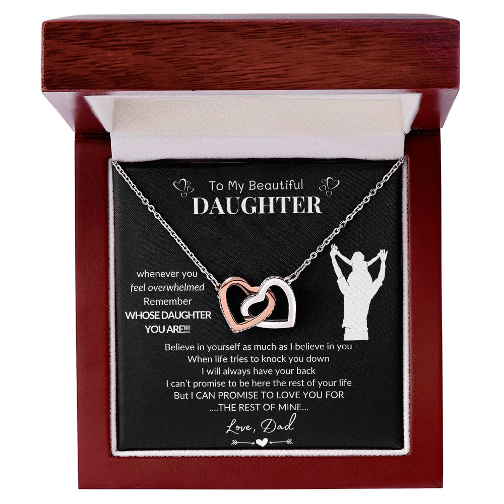 To My Daughter | Interlocking Hearts