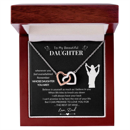 To My Daughter | Interlocking Hearts