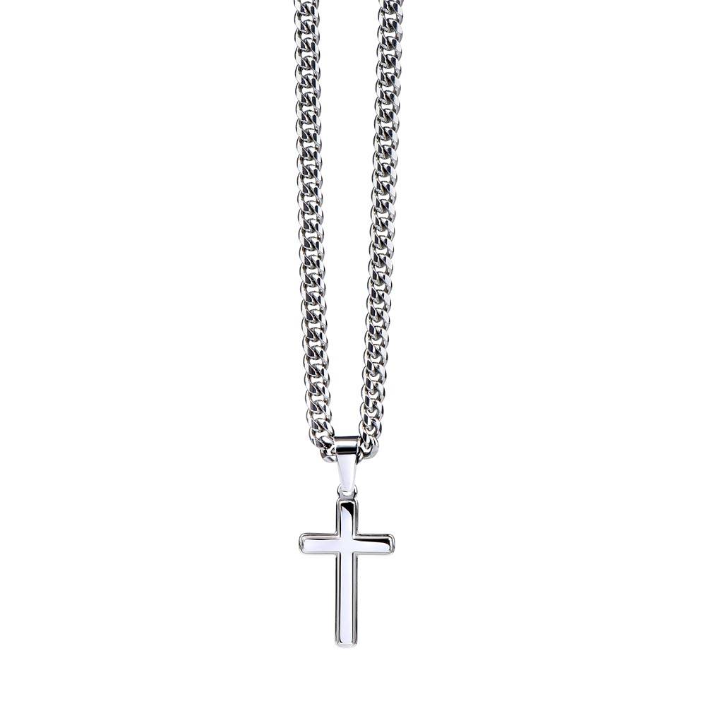To Our Stepdad | Cross on Cuban Link