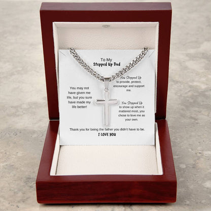 To My Stepdad | Cross with Cuban Link