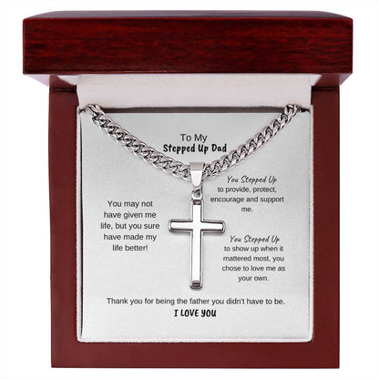 To My Stepdad | Cross with Cuban Link