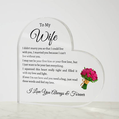 To My Wife - I Can't Live Without You
