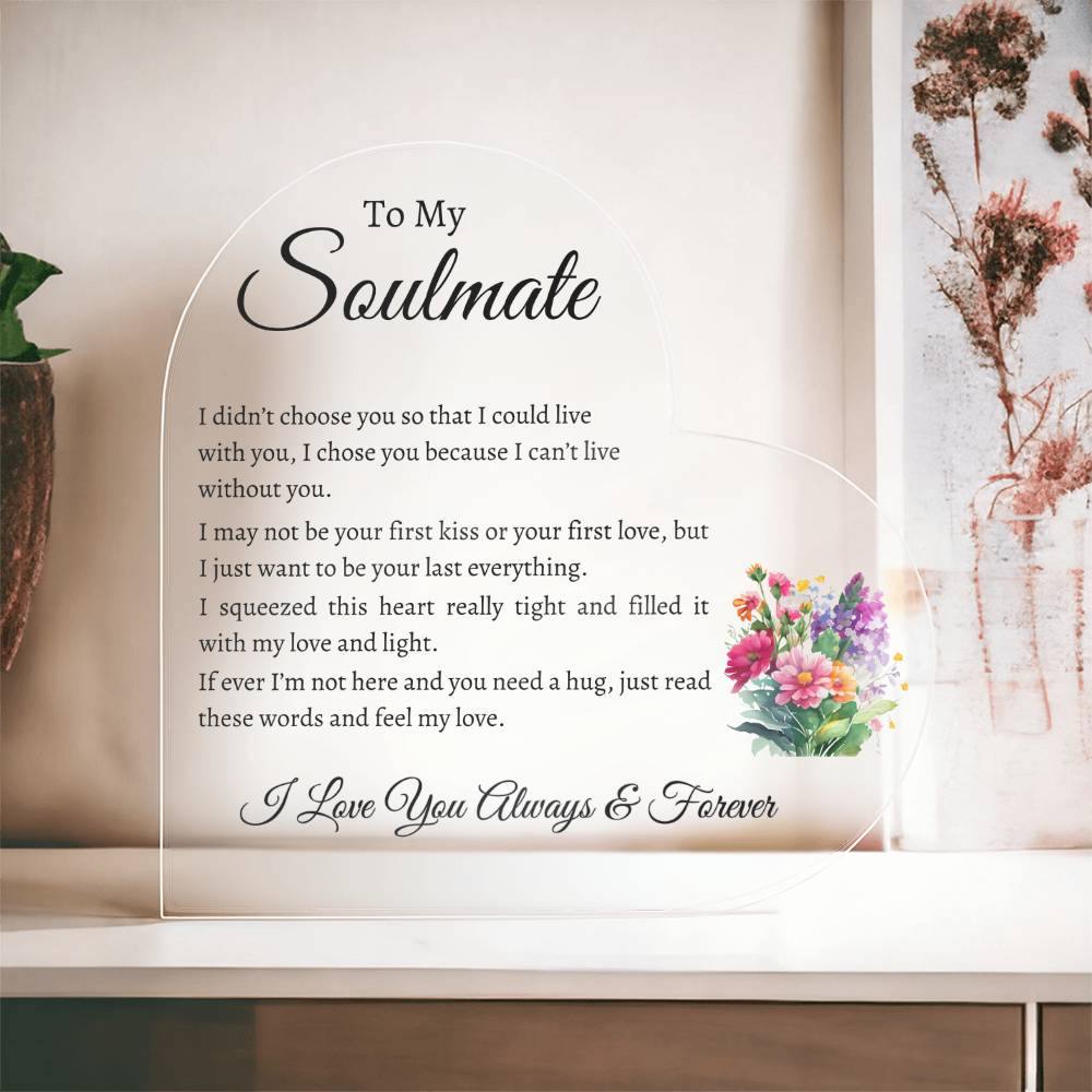 To My Soulmate - I Can't Live Without You