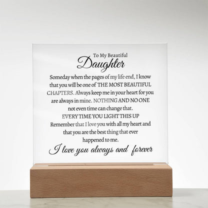 To My Daughter – The Most Beautiful Chapter