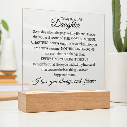 To My Daughter – The Most Beautiful Chapter