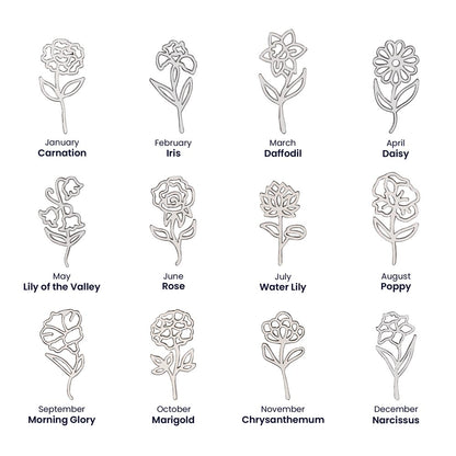 Soulmate | Your Last Everything – Birth Flower Name Necklace