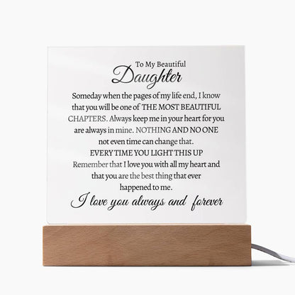 To My Daughter – The Most Beautiful Chapter