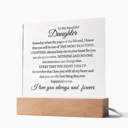 To My Daughter – The Most Beautiful Chapter
