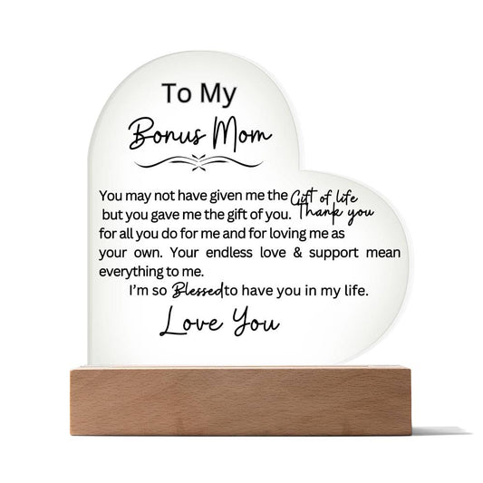 To My Bonus Mom - Thank you