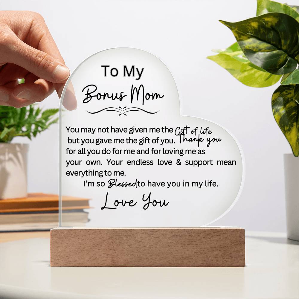 To My Bonus Mom - Thank you