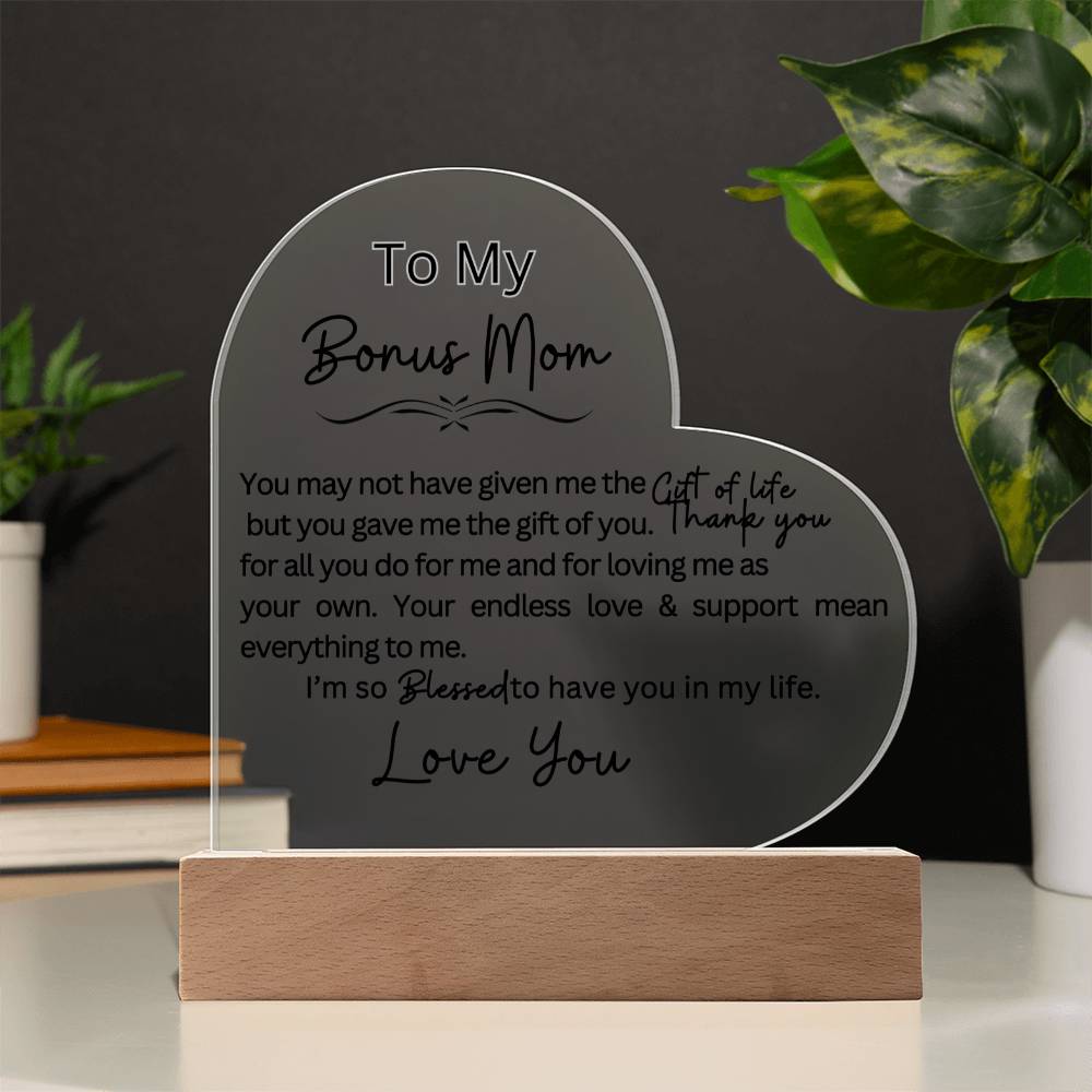 To My Bonus Mom - Thank you