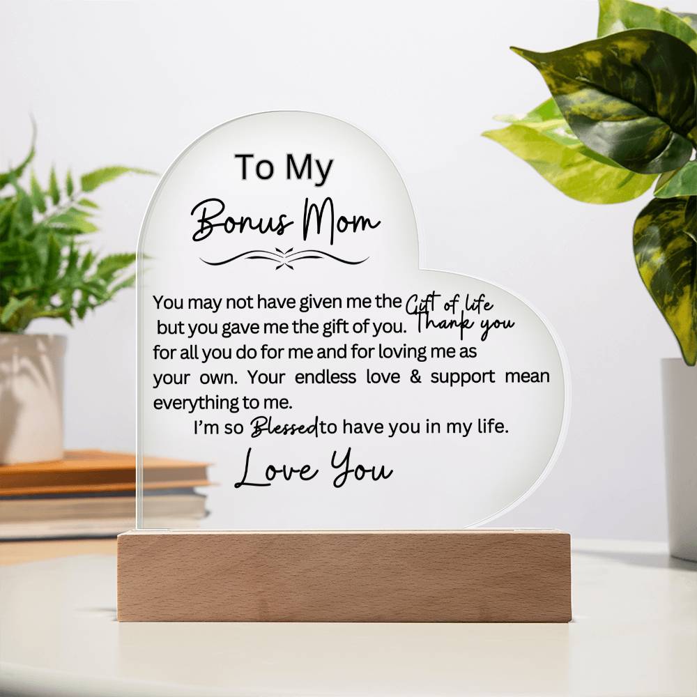 To My Bonus Mom - Thank you