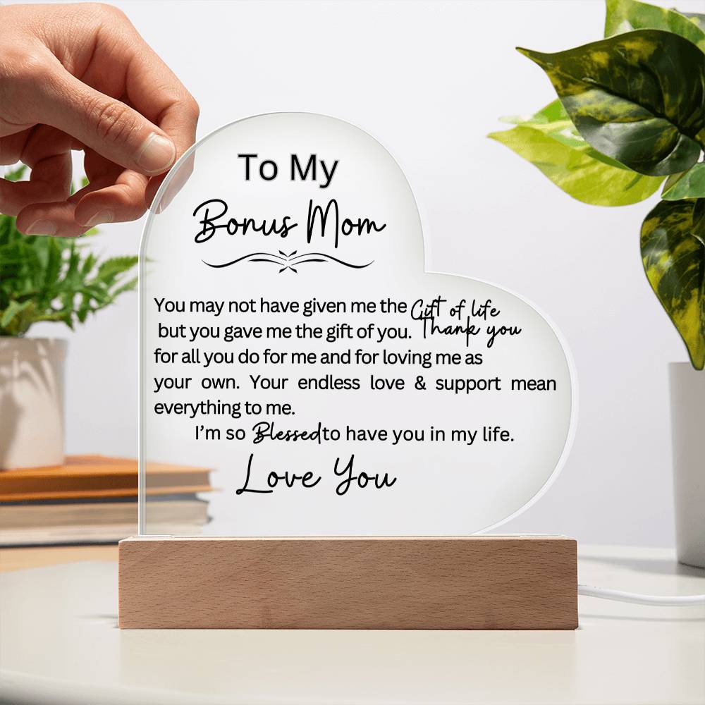 To My Bonus Mom - Thank you