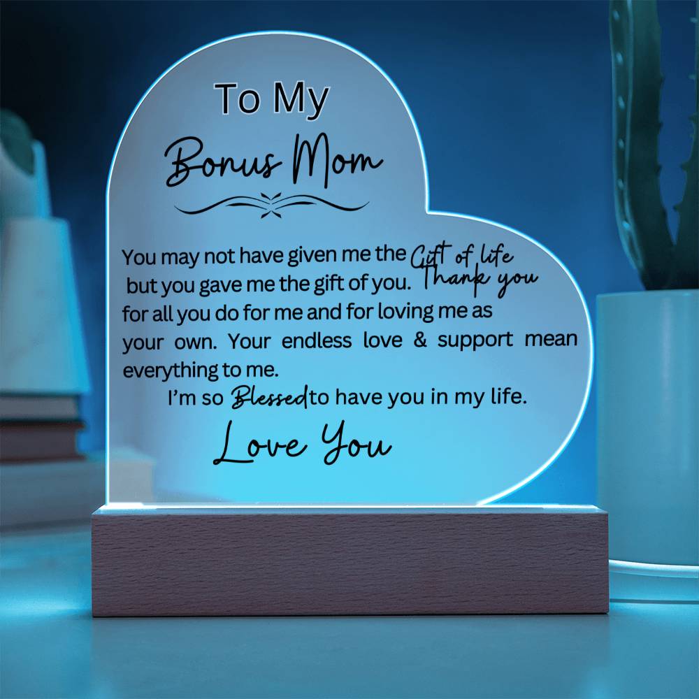 To My Bonus Mom - Thank you