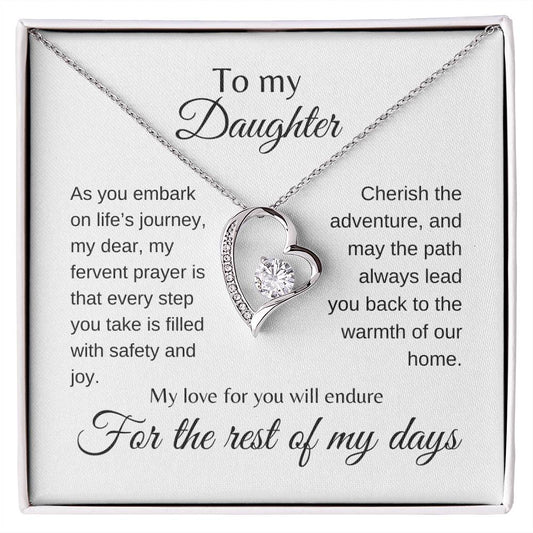 My Daughter | Cherish the adventure - Forever Love Necklace