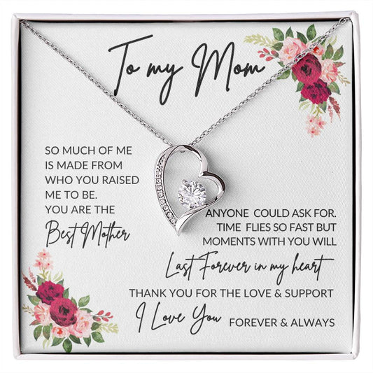 To My Mom | Best Mother - Forever Love Necklace