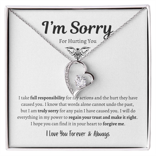 I'm Sorry For Hurting You - Forever Love Necklace