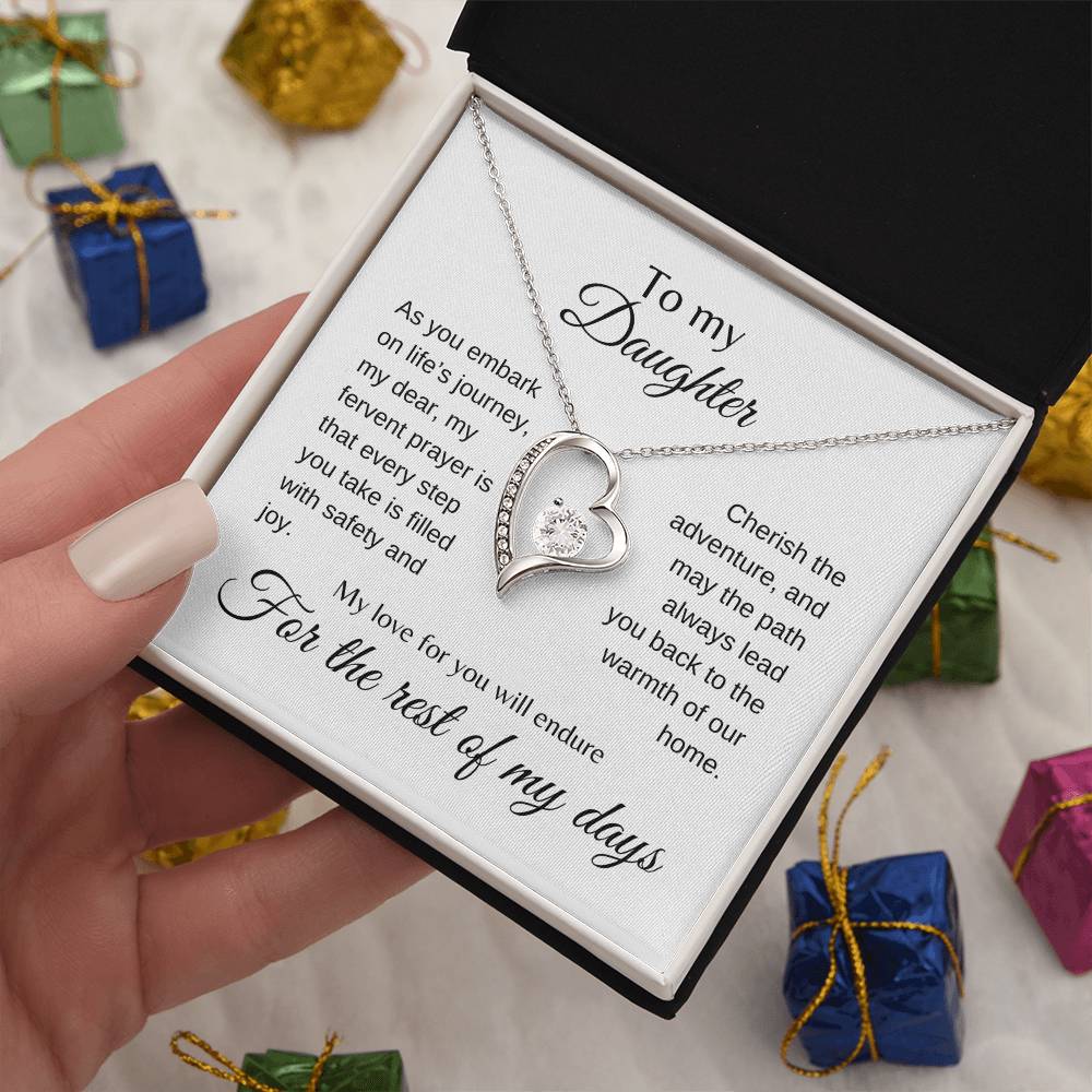 My Daughter | Cherish the adventure - Forever Love Necklace