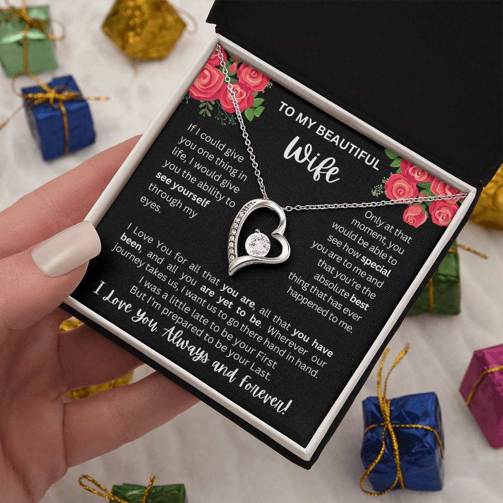 To My Wife | See Through My Eyes – Forever Love Necklace