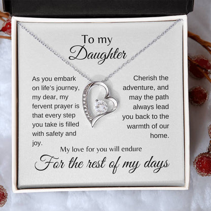 My Daughter | Cherish the adventure - Forever Love Necklace