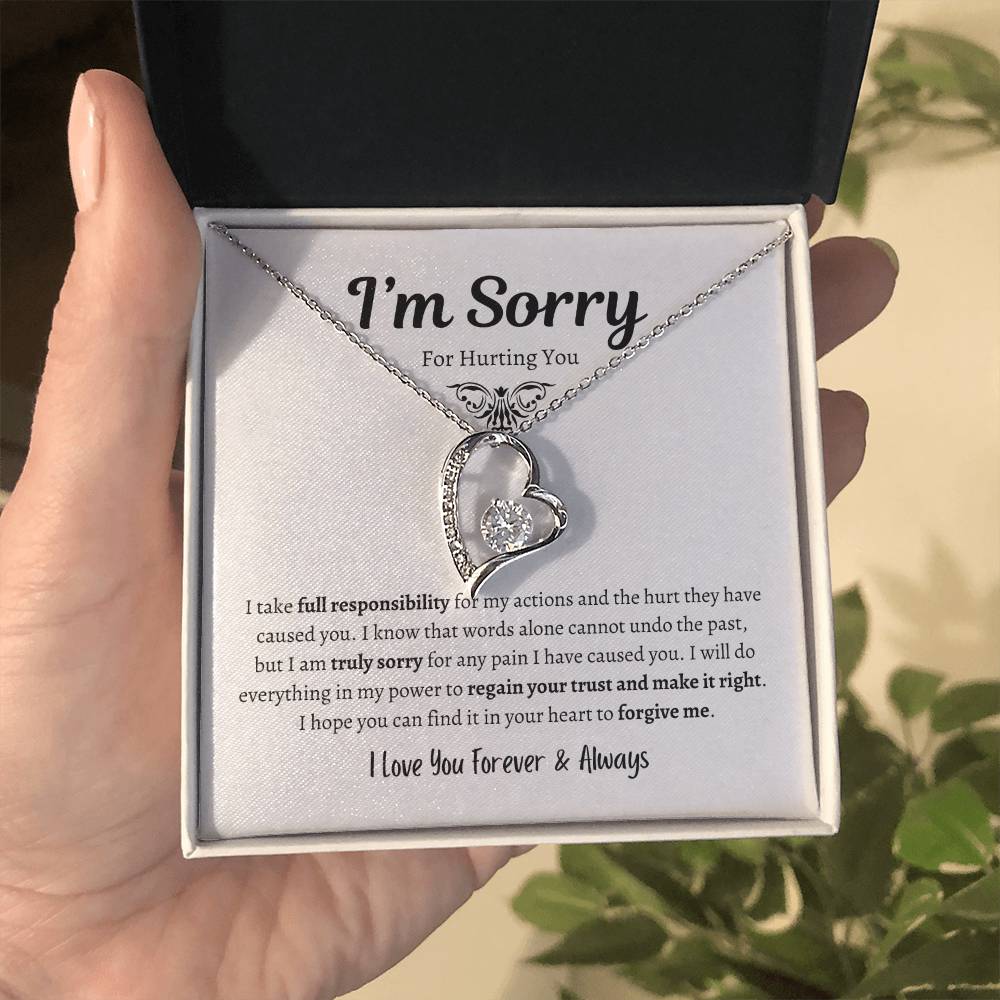 I'm Sorry For Hurting You - Forever Love Necklace