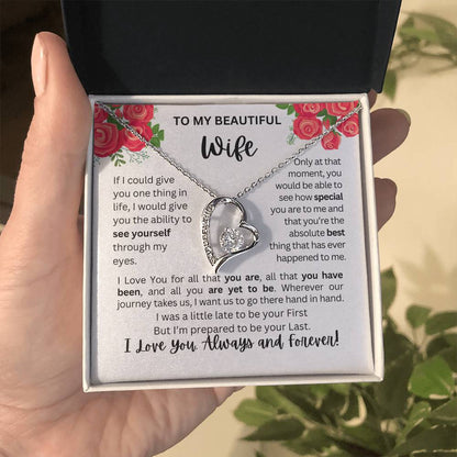 To My Wife | See Through My Eyes – Forever Love Necklace
