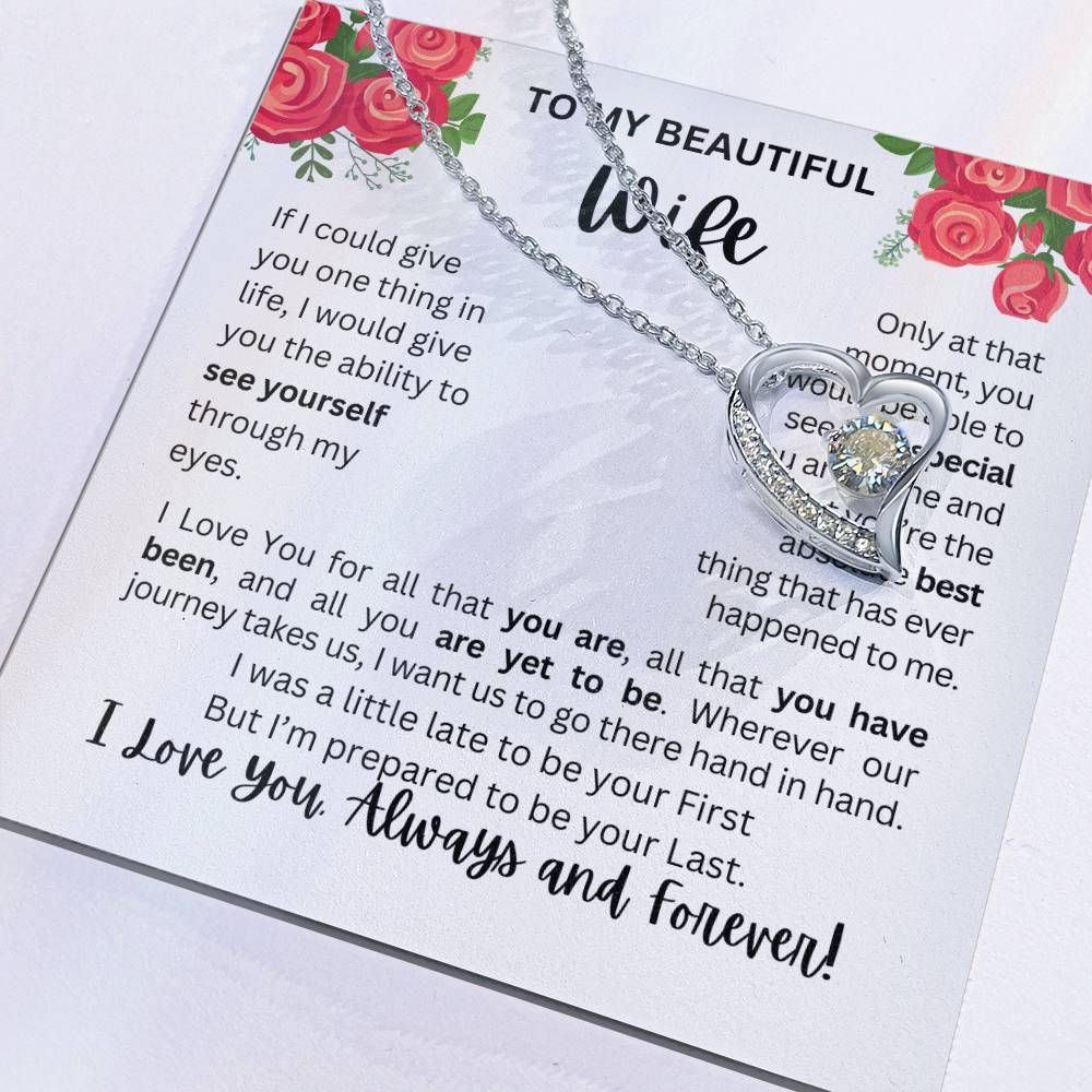 To My Wife | See Through My Eyes – Forever Love Necklace