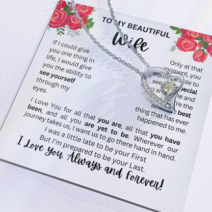 To My Wife | See Through My Eyes – Forever Love Necklace