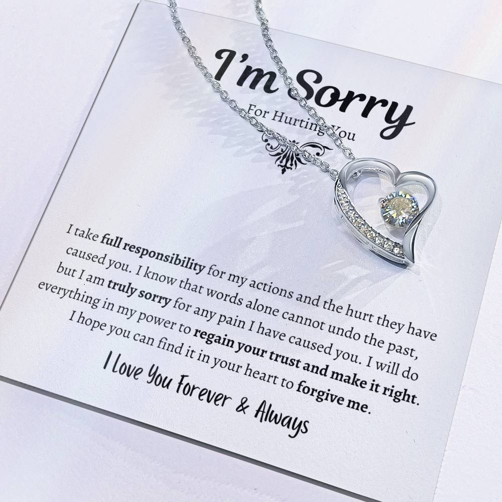 I'm Sorry For Hurting You - Forever Love Necklace