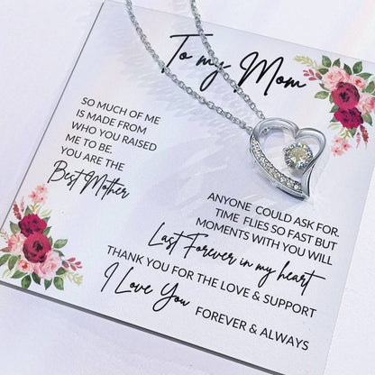 To My Mom | Best Mother - Forever Love Necklace