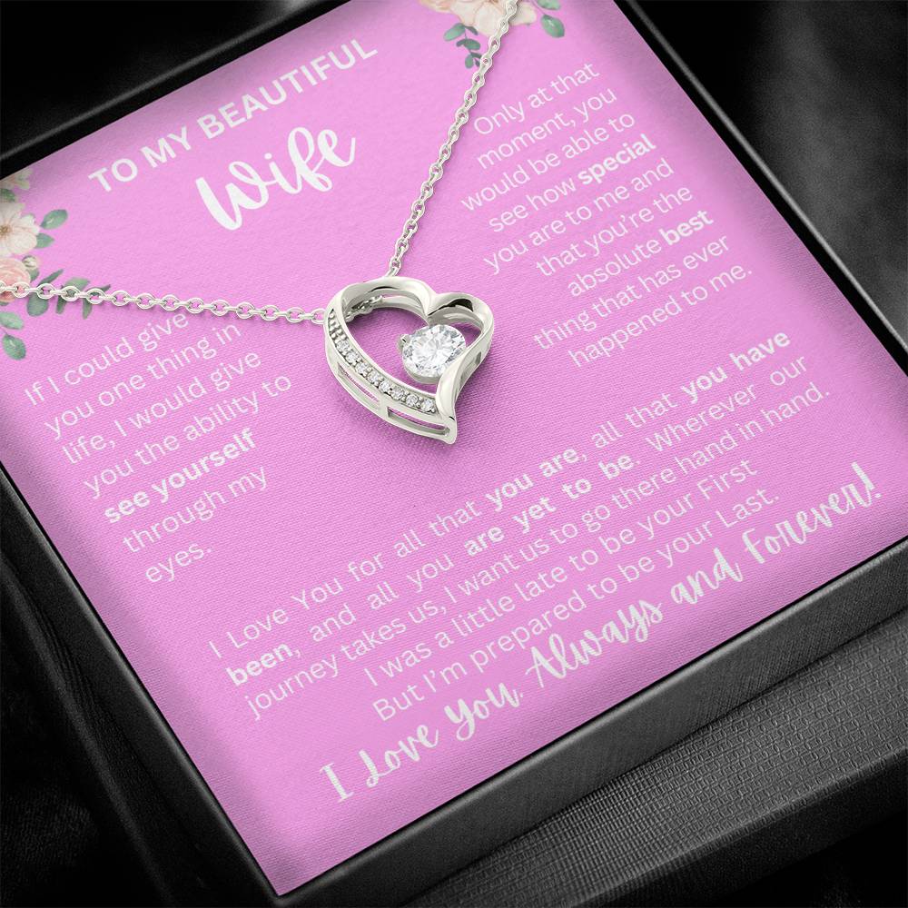 To My Wife | See Through My Eyes – Forever Love Necklace