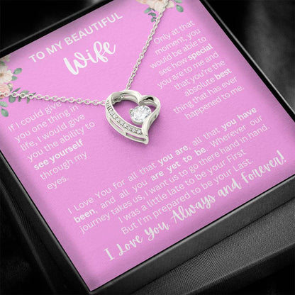 To My Wife | See Through My Eyes – Forever Love Necklace