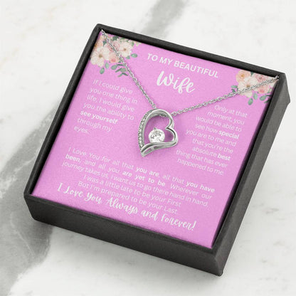 To My Wife | See Through My Eyes – Forever Love Necklace