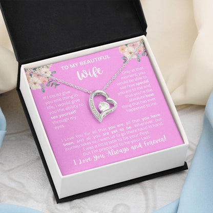 To My Wife | See Through My Eyes – Forever Love Necklace