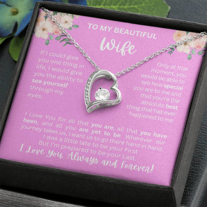 To My Wife | See Through My Eyes – Forever Love Necklace