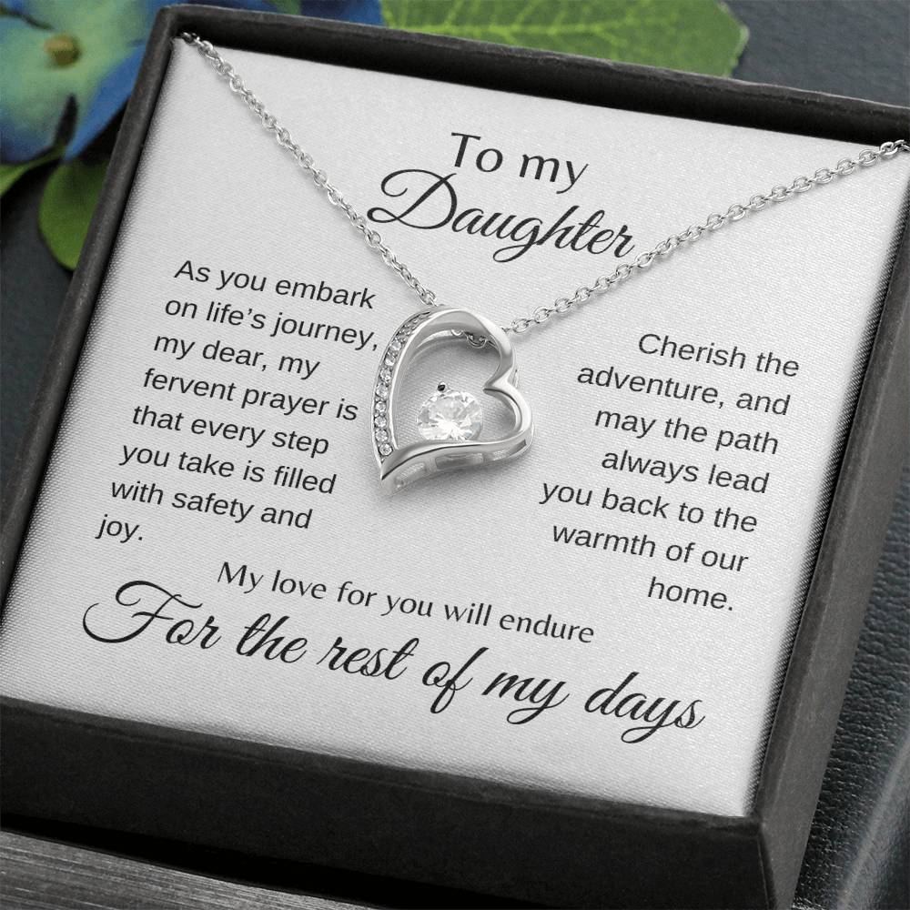My Daughter | Cherish the adventure - Forever Love Necklace