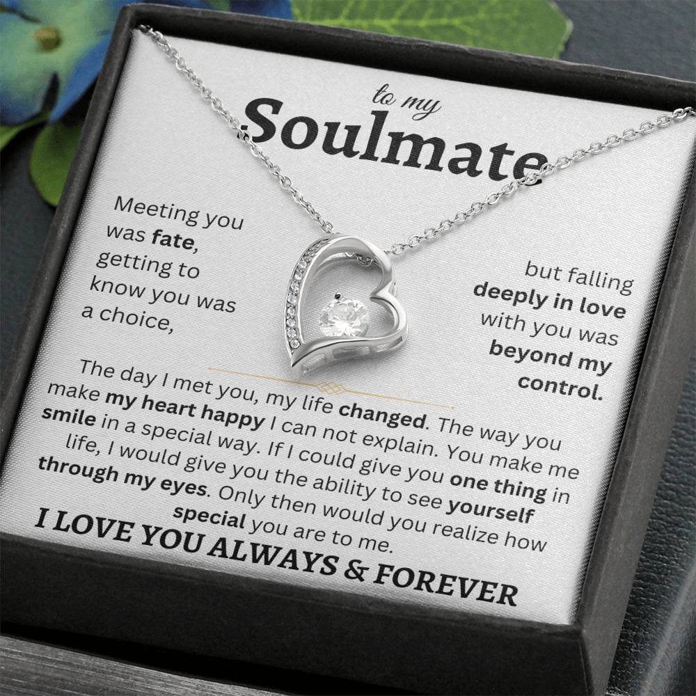 Soulmate | Meeting You | Forever Love Necklace