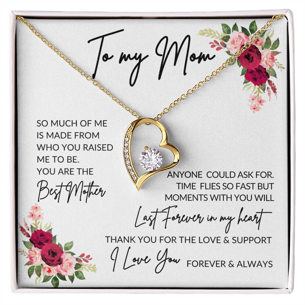 To My Mom | Best Mother - Forever Love Necklace