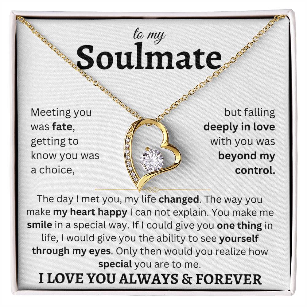 Soulmate | Meeting You | Forever Love Necklace