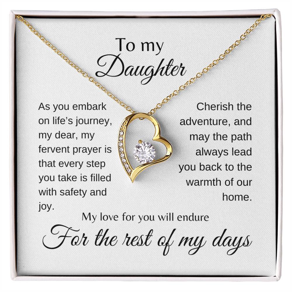My Daughter | Cherish the adventure - Forever Love Necklace