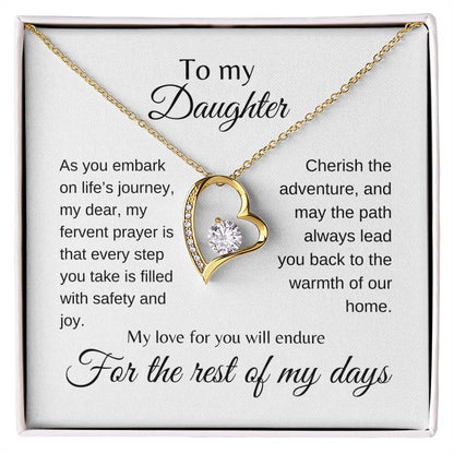 My Daughter | Cherish the adventure - Forever Love Necklace