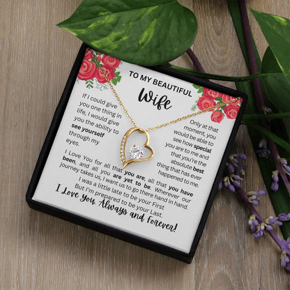 To My Wife | See Through My Eyes – Forever Love Necklace
