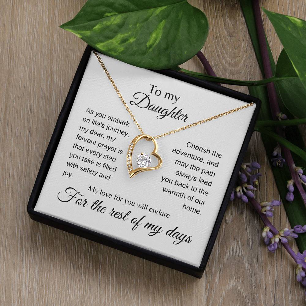 My Daughter | Cherish the adventure - Forever Love Necklace