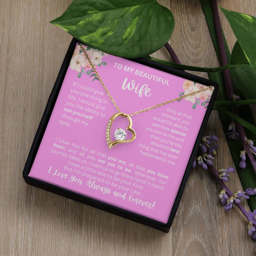 To My Wife | See Through My Eyes – Forever Love Necklace