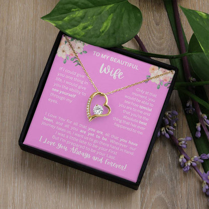 To My Wife | See Through My Eyes – Forever Love Necklace