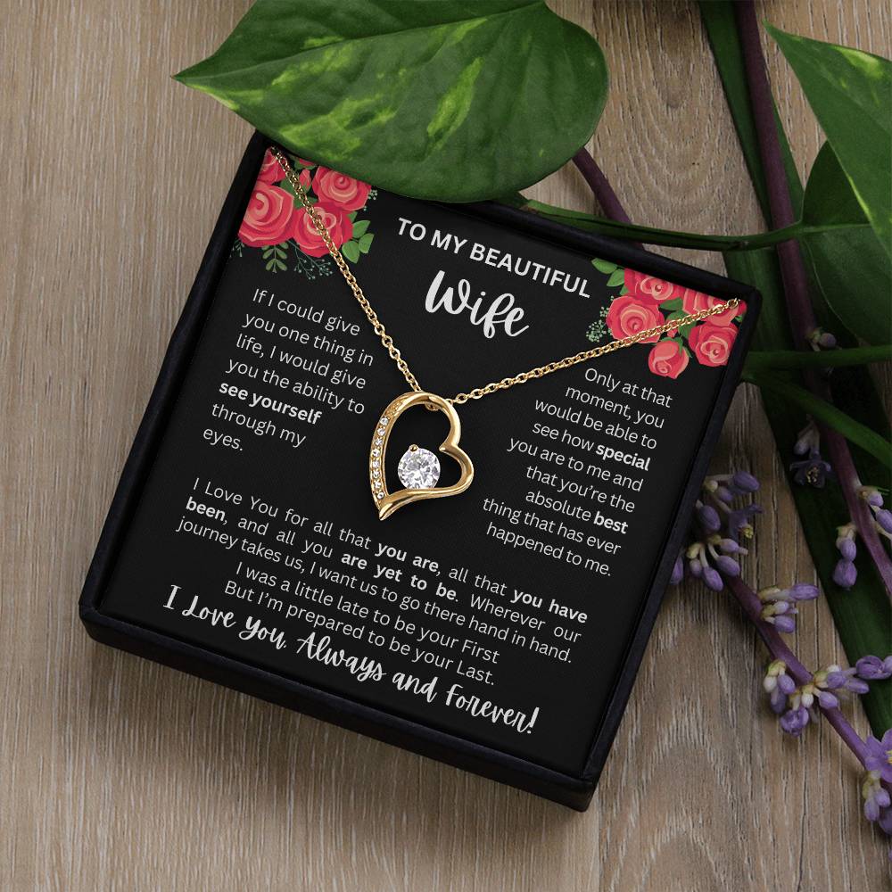 To My Wife | See Through My Eyes – Forever Love Necklace