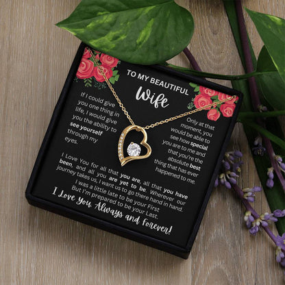 To My Wife | See Through My Eyes – Forever Love Necklace
