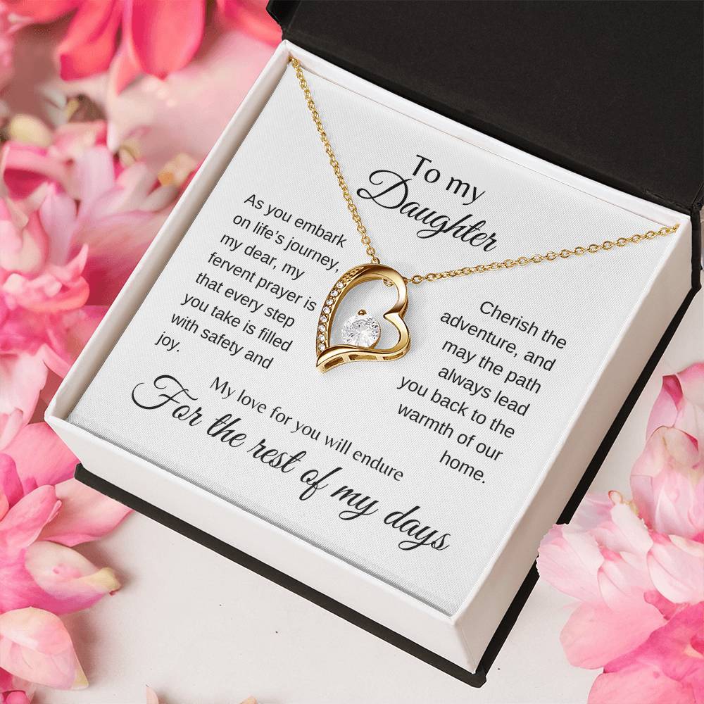 My Daughter | Cherish the adventure - Forever Love Necklace