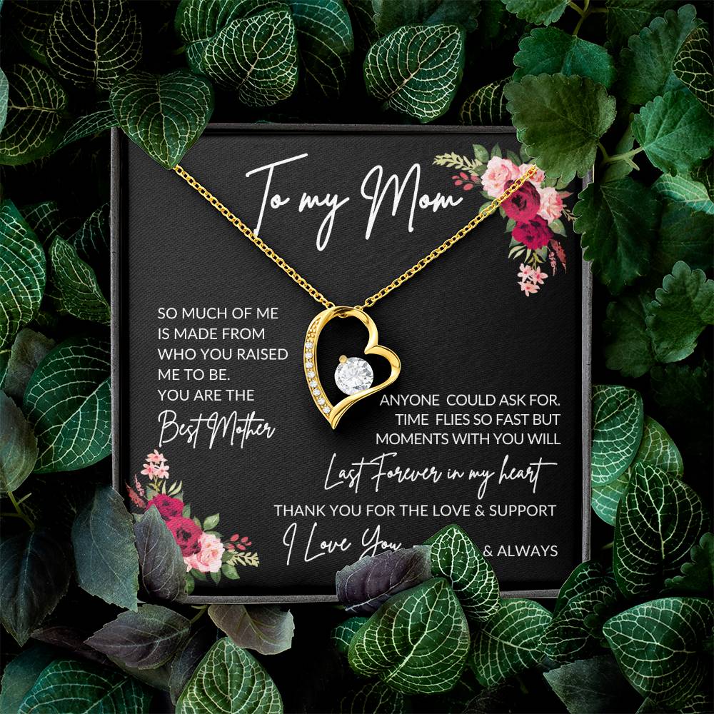 To My Mom | Best Mother - Forever Love Necklace