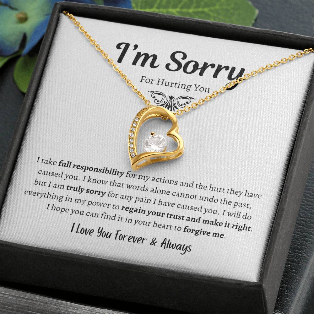 I'm Sorry For Hurting You - Forever Love Necklace